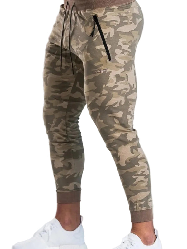 Men’s Tactical Camo Drawstring Active Pants