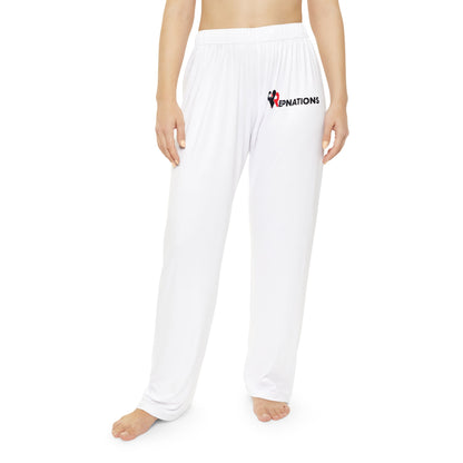 Women's White Lounge Pajama Pants
