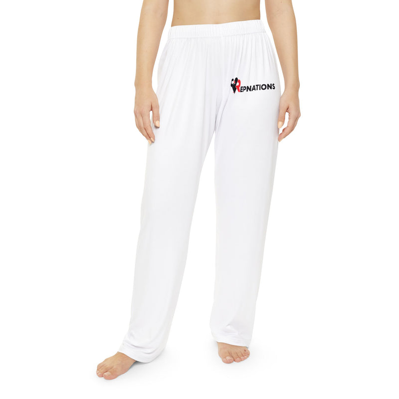 Women's White Lounge Pajama Pants
