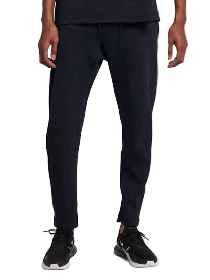 Men's quick-dry active pants with stretch comfort fabric and clean athletic drawstring fit
