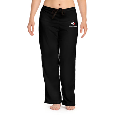 Women's Pajama Pants Black Lounge