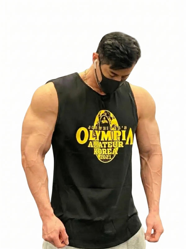 Men’s Plus Size Graphic Performance Active Tank